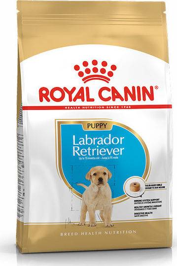 Royal Canin Puppy Labrador Retriever 12kg Ξηρά Τροφή χωρίς Γλουτένη για Κουτάβια Μεγαλόσωμων Φυλών με Πουλερικά και Ρύζι