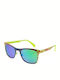 Italia Independent 0024 063 033 063/033 Herren Sonnenbrille mit Mehrfarbig Kunststoff Gestell und Mehrfarbig Spiegel Linse