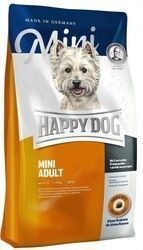 Happy Dog Mini Adult 4kg Dry Food Gluten Free for Adult Dogs of Small Breeds with Corn and Poultry