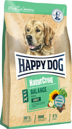 Happy Dog NaturCroq Adult Balance 4kg Dry Food for Adult Dogs with Corn and Poultry