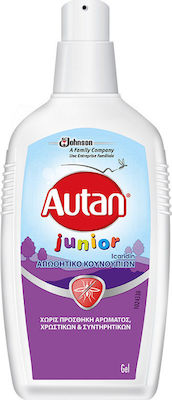 Autan Junior Inodorous Insektenabwehrmittel Gel in Spray Geeignet für Kinder 100ml