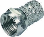 Tecatel Plug F-Connector male Silver (CON-ALQ59)