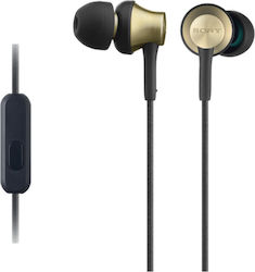 Sony MDR-EX650AP In-ear Handsfree με Βύσμα 3.5mm Χρυσό