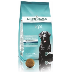 Arden Grange Light 2kg Ξηρά Τροφή Διαίτης για Ενήλικους Σκύλους με Ρύζι και Κοτόπουλο