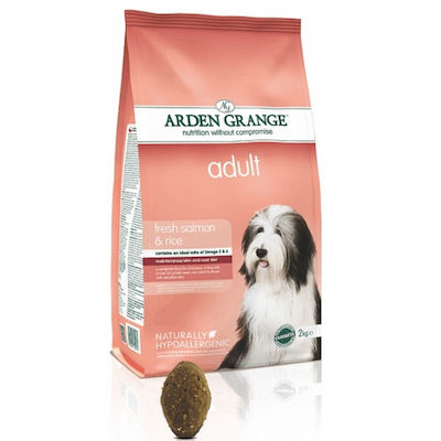 Arden Grange Adult 12kg Hrană Uscată pentru Câini Adulți de Rase Mici cu Somon și Orez