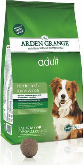 Arden Grange Adult Lamb 6kg Dry Food for Adult Dogs with Lamb, Chicken, Rice and Meat