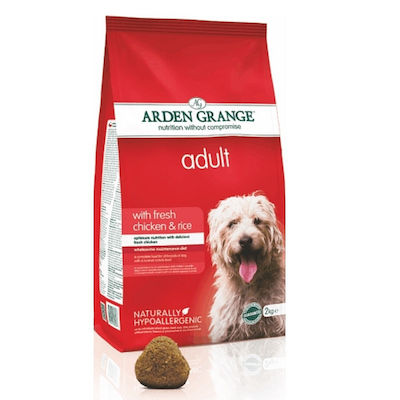 Arden Grange Adult 12kg Trockenfutter für erwachsene Hunde mit Reis und Huhn