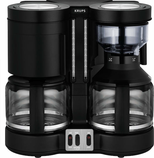 Krups Καφετιέρα Φίλτρου 2200W Black