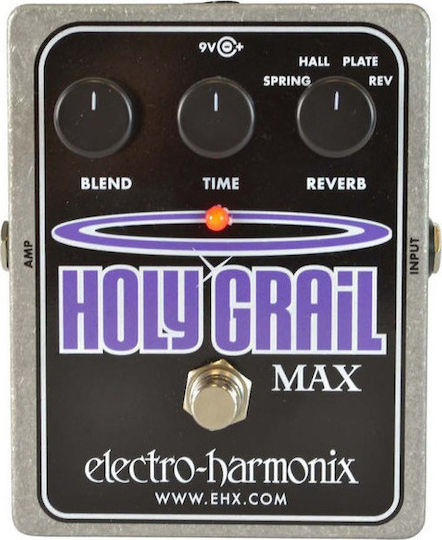 Electro-Harmonix Holy Grail Max Pedală Efectul Reverberație Instrumente electroacustice, Chitară electrică și Bas electric