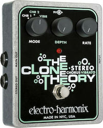 Electro-Harmonix Stereo Clone Theory Pedals Effect Chorus Electric Guitar and Electric Bass