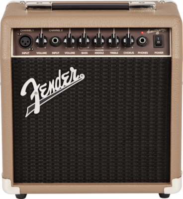 Fender Acoustasonic 15 Combo Ενισχυτής Ακουστικών Οργάνων 1 x 6" 15W Μπεζ