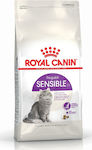 Royal Canin Regular Sensible 33 Trockenfutter für erwachsene Katzen mit empfindlichem Verdauungssystem mit Geflügel 4kg