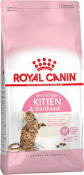 Royal Canin Second Age Kitten Sterilised Ξηρά Τροφή για Ανήλικες Στειρωμένες Γάτες με Πουλερικά 2kg