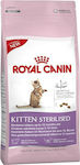 Royal Canin Kitten Sterilized Trockenfutter für junge kastrierte Katzen mit Geflügel 4kg