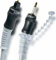 Supra Optical Audio Cable TOS male - mini TOS male Λευκό 1m ((1003100177)