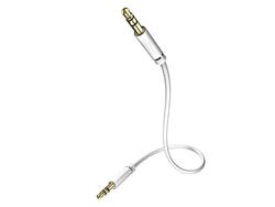 Inakustik 3.5mm male - 3.5mm male Cable White 0.5m (003101005)