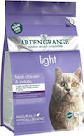 Arden Grange Light Trockenfutter für erwachsene Katzen mit Huhn / Kartoffeln 4kg