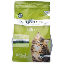 Arden Grange KItten Суха храна за млади котки с Пилешко / Картофи 0.4кг