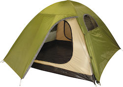 Grasshoppers Dorset 3 Cort Camping Igloo Verde cu Dublu Strat 3 Sezoane pentru 3 Persoane 210x190x140cm