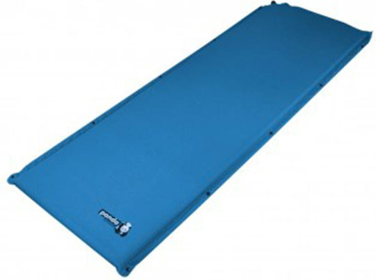Panda Αυτοφούσκωτο Ημίδιπλο Υπόστρωμα Camping 188x66cm Πάχους 3.8cm Μπλε