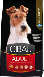 Farmina Cibau Adult Mini 2.5kg Trockenfutter für erwachsene Hunde kleiner Rassen mit Mais, Fleisch und Reis