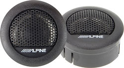Alpine Set Car Audio Round Tweeters 88dB Alpine Set Car Audio Round Tweeters 88dB