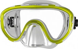 Seac Diving Mask Silicone Children's Sub Marina in Yellow color