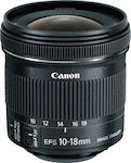 Canon Crop Camera Lens EF-S 10-18mm f/4.5-5.6 IS STM Wide Angle Zoom for Canon EF-S Mount Black