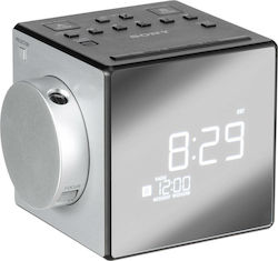 Sony Ψηφιακό Ρολόι Επιτραπέζιο με Ξυπνητήρι ICFC1PJ-CED