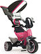 Injusa Body Girl Trike Kids Tricycle Convertible, With Storage Basket, Sunshade & Push Handle for 10+ Months Pink