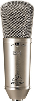 Behringer Condenser XLR Microphone B-1 Shock Mounted/Clip On for Voice In Gold Colour