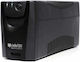 Riello NPW 600 UPS Line-Interactive 600VA 360W with 4 IEC Outlets