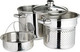 Kitchen Craft Βαθιά Ανοξείδωτη Κατσαρόλα Ατμού 4lt / 20cm