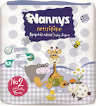 Nannys Baby's Wish Tape Diapers Sensitive No. 2 for 3-6 kgkg 15pcs