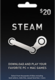 Steam Prepaid Card 20 Euros Key Licence