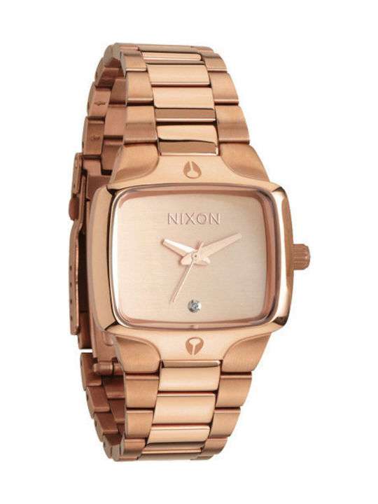 Nixon 5 Small Player Rose Gold Ss Bracelet