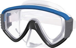 Escape Μάσκα Θαλάσσης with Snorkel with Blue Breathing Tube in Blue color