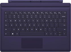 Microsoft Surface Pro 3 Type Cover Fără fir Tastatură cu touchpad pentru Tabletă Engleză UK Violet