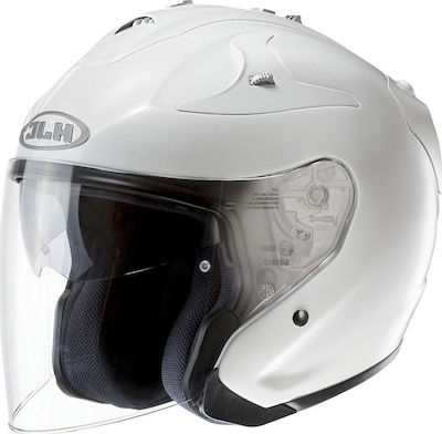 HJC FG-JET Metal Pearl White Ryan Motorradhelm Jet