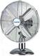 Evivak Επιτραπέζιος Ανεμιστήρας 50W Διαμέτρου 30cm Ασημί