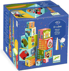 Djeco Stapelspielzeug Cubes Early Years für 12++ Monate