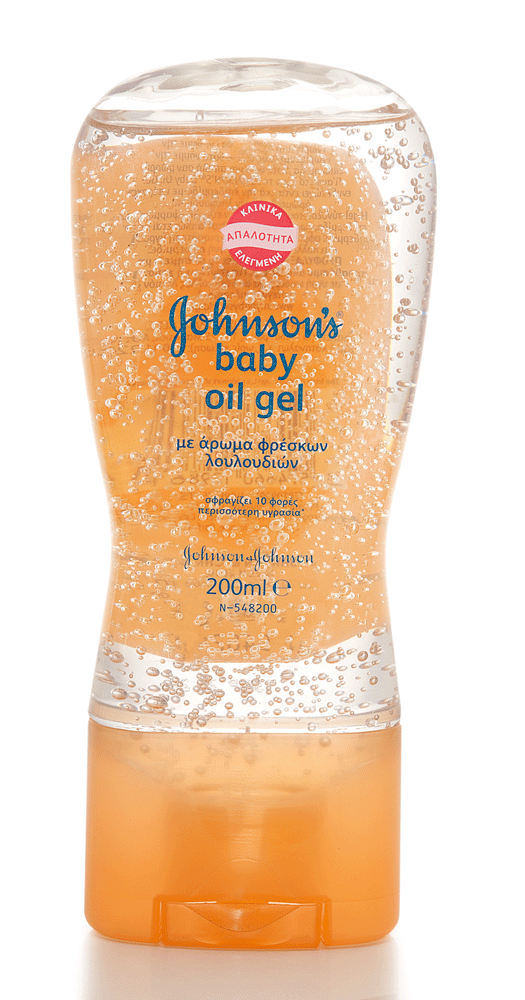 Johnson & Johnson Baby Oil Gel με Άρωμα Φρέσκων Λουλουδιών 200ml