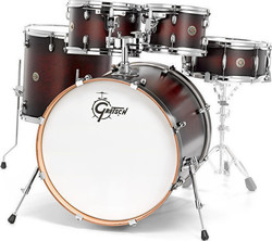 Gretsch Maple 5pcs Shell Pack With 20" Kick Set de tobe Cireș adânc