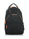 Diplomat Men's Fabric Backpack Black