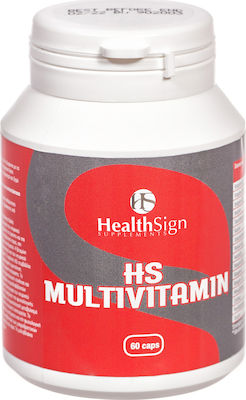 Health Sign Multivitamine für Energie & Unterstützung des Immunsystems 60 Mützen