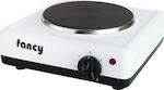 Fancy 0112 Enamel Countertop Single Burner White