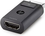 HP F3W43AA Convertor DisplayPort masculin în HDMI feminin