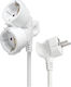 SAS Extension Cable Cord 3 x 1.5mm²/5m White