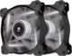 Corsair SP120 LED White High Static Pressure 3-Pin White Lighting Case Fan -pack
