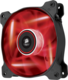 Corsair SP120 Case Fan (1650rpm / 57.27cfm) με Κόκκινο Φωτισμό και Σύνδεση 3-Pin